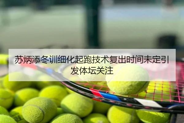 苏炳添冬训细化起跑技术复出时间未定引发体坛关注